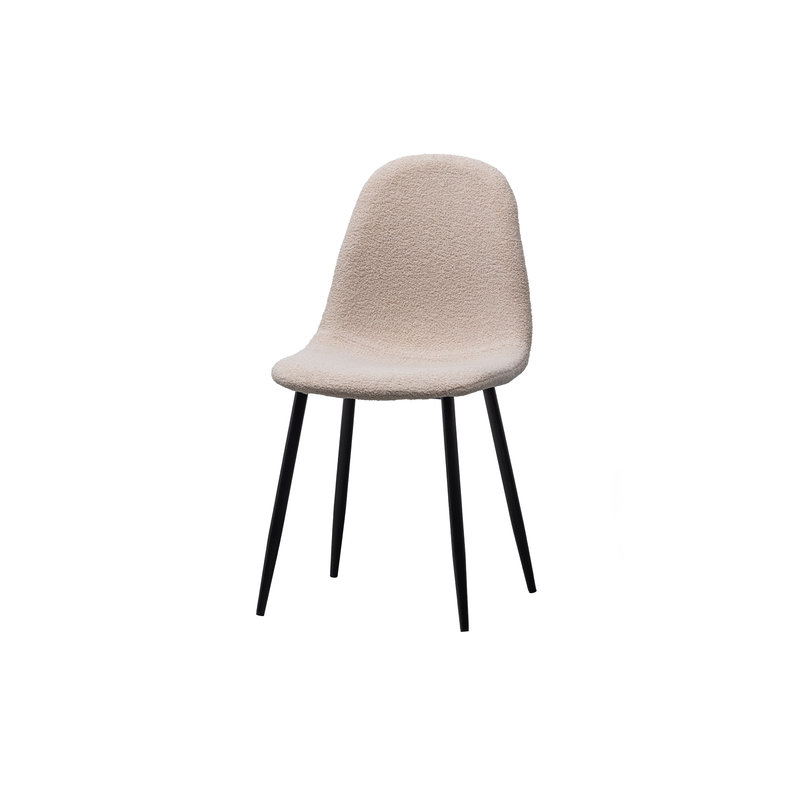 WOOOD-collectie Set Of 2 - Marije Dining Chair Teddy Taupe