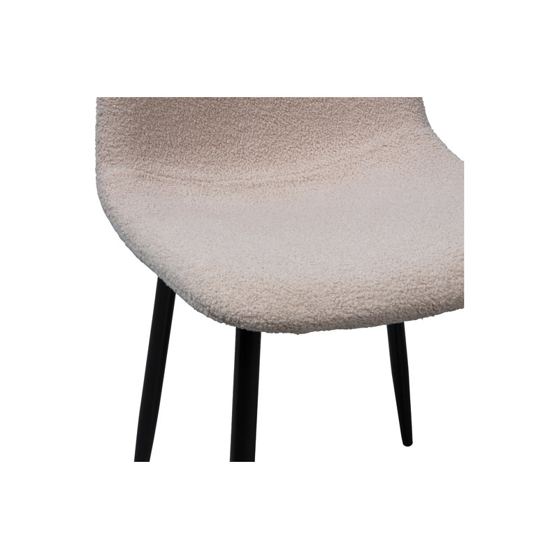 WOOOD-collectie Set Of 2 - Marije Dining Chair Teddy Taupe