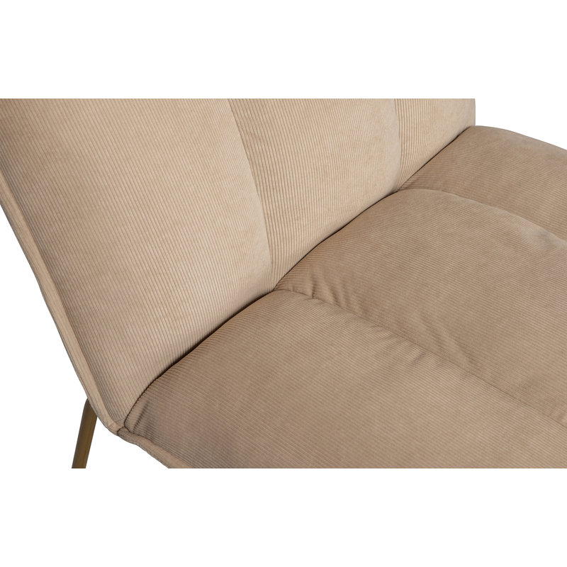 WOOOD-collectie Fie Armchair Ribcord Sand