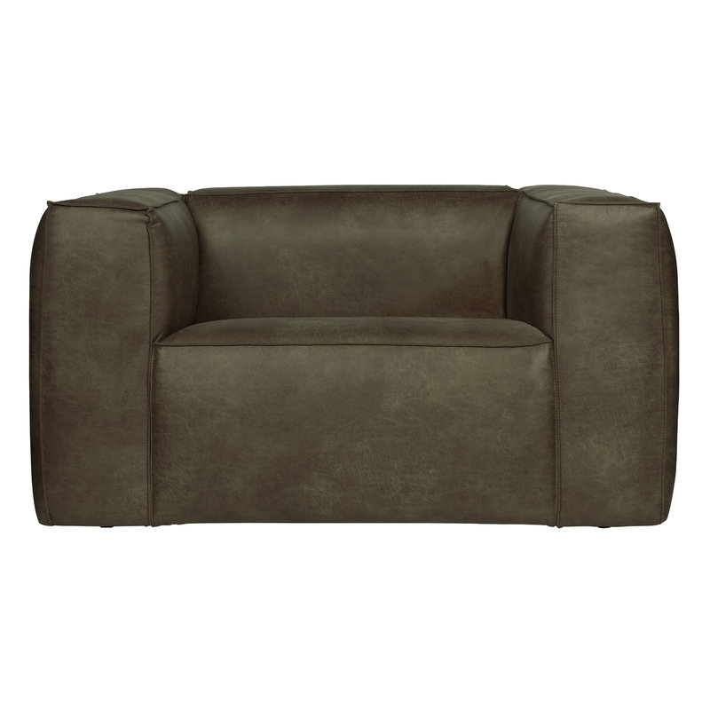 WOOOD-collectie Bean Fauteuil Army