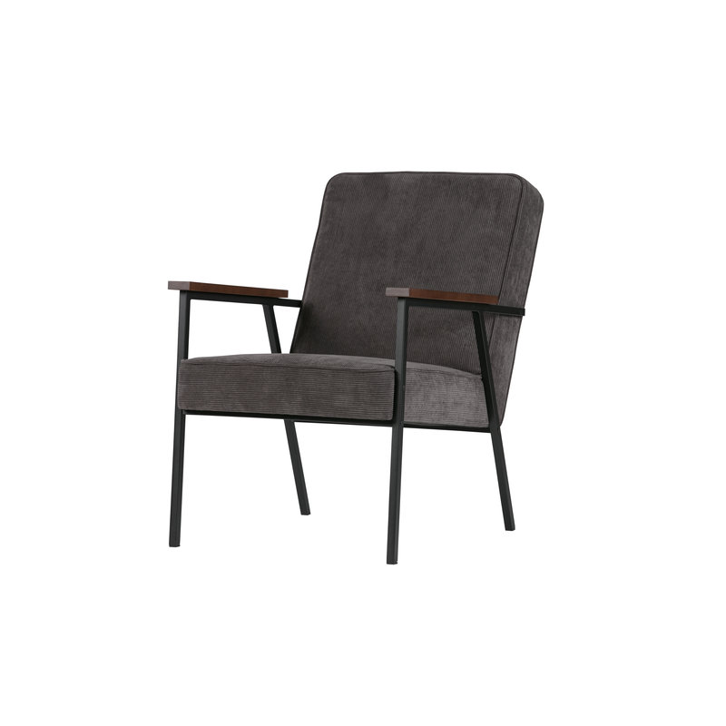 WOOOD-collectie Sally Fauteuil Antraciet