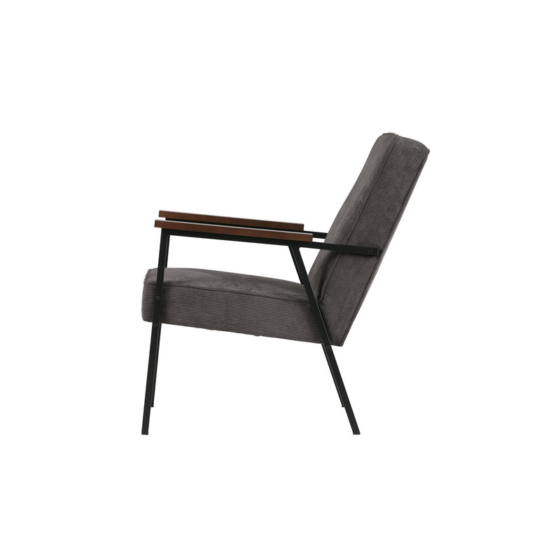 WOOOD-collectie Sally Armchair Antracite