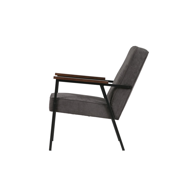 WOOOD-collectie Sally Fauteuil Antraciet