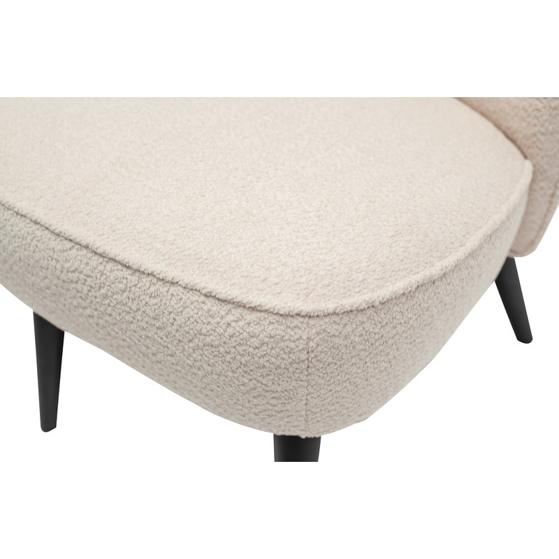 WOOOD-collectie Sara Fauteuil BouclÉ Creme