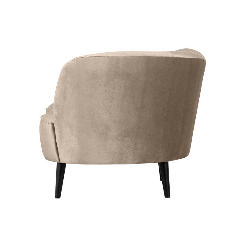 WOOOD-collectie Sara Lounge Armchair Left Velvet Khaki