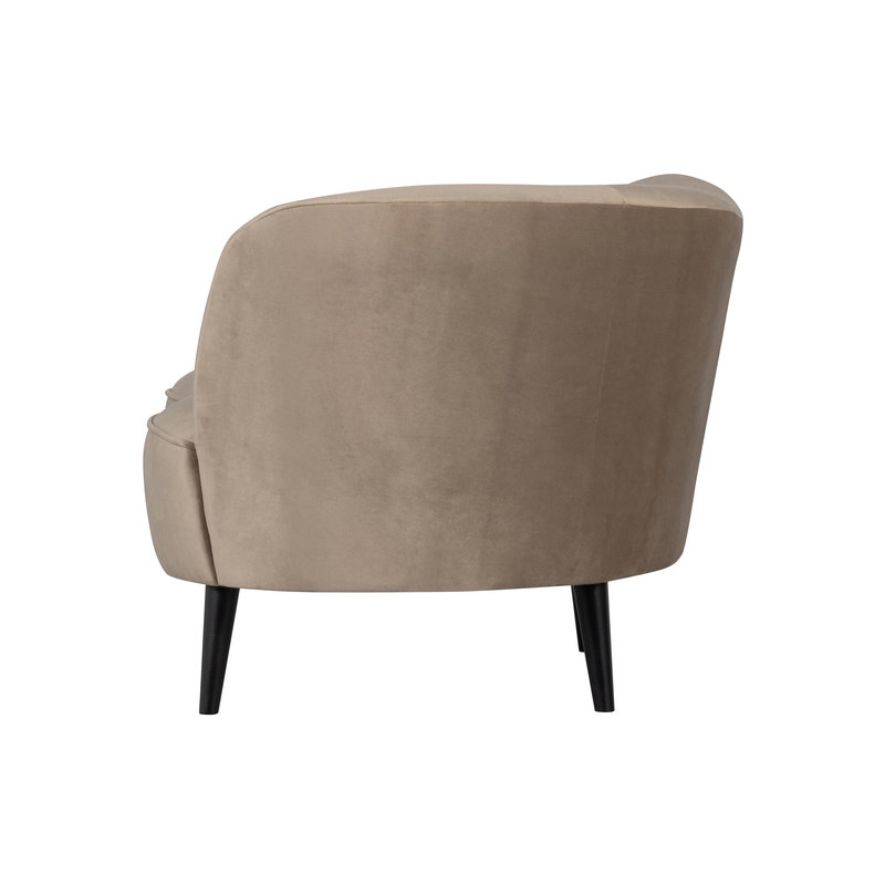 WOOOD-collectie Sara Lounge Armchair Right Velvet Khaki