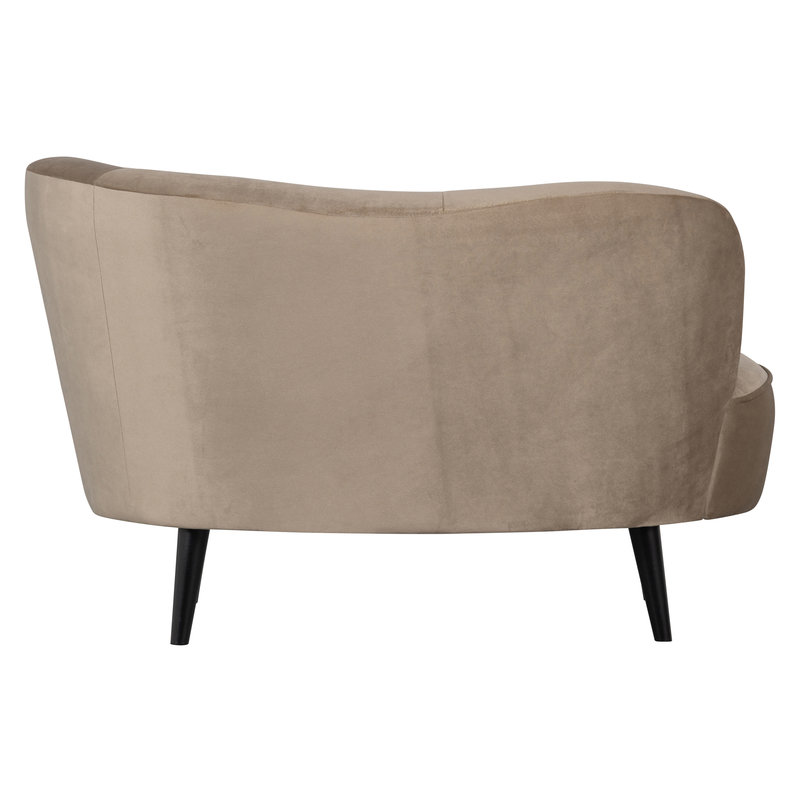 WOOOD-collectie Sara Lounge Armchair Right Velvet Khaki