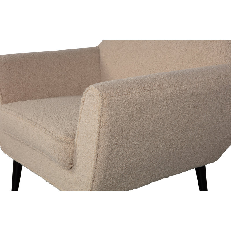 WOOOD-collectie Rocco Arm Chair Teddy Sand