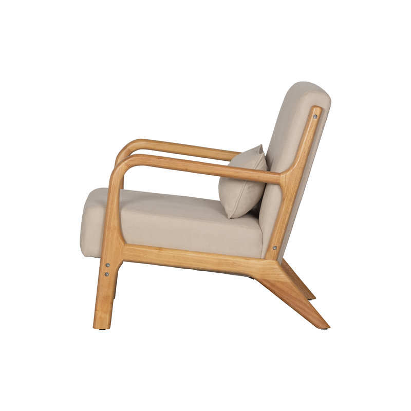 WOOOD-collectie Mark Armchair Woven Fabric Naturel