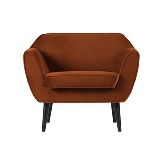 WOOOD Rocco Arm Chair Velvet Rust