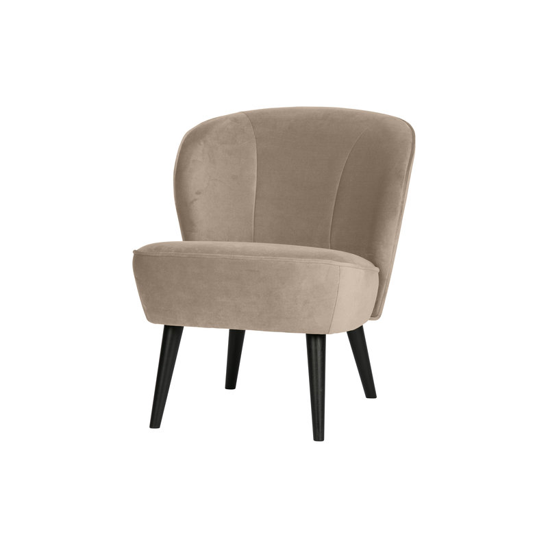 WOOOD-collectie Sara Fauteuil Fluweel Khaki