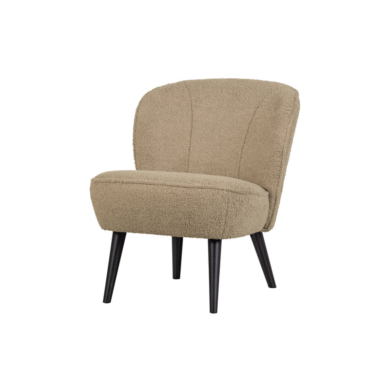 WOOOD-collectie Sara Fauteuil Teddy Sand