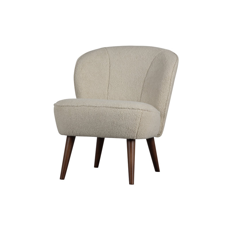 WOOOD-collectie Sara Fauteuil Teddy Off White
