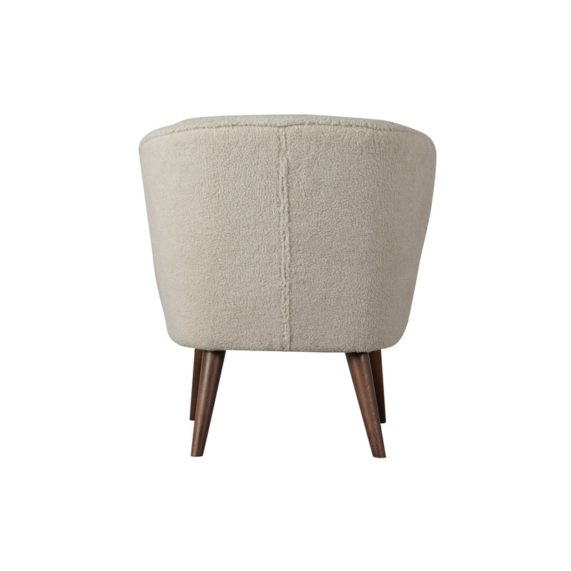 WOOOD-collectie Sara Fauteuil Teddy Off White