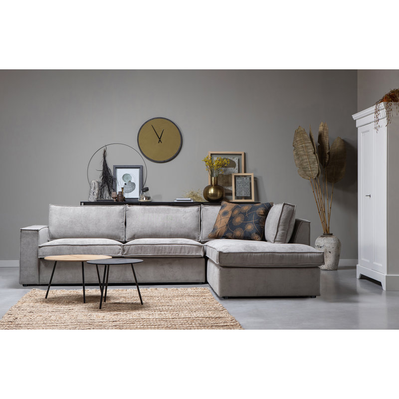 WOOOD-collectie Thomas Corner Sofa Ribcord Right Weathered Green