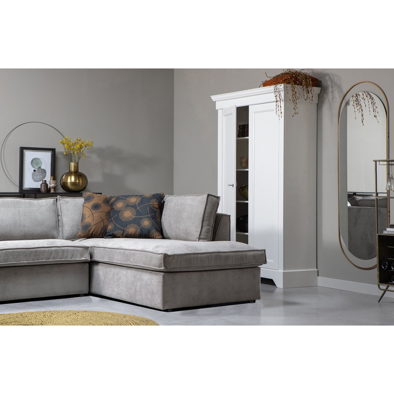 WOOOD-collectie Thomas Corner Sofa Ribcord Right Weathered Green