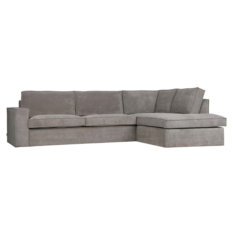 WOOOD-collectie Thomas Corner Sofa Ribcord Right Weathered Green
