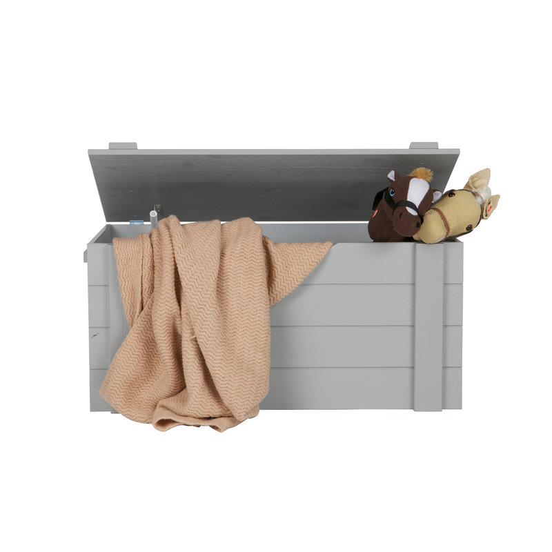 WOOOD-collectie Dennis Storage Box Concrete Grey Brushed