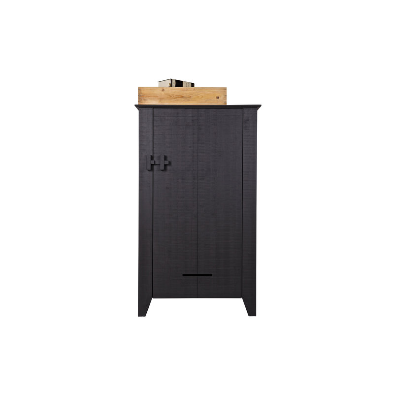 WOOOD-collectie Gijs Farmer Cabinet Rough Sawn Pine Black