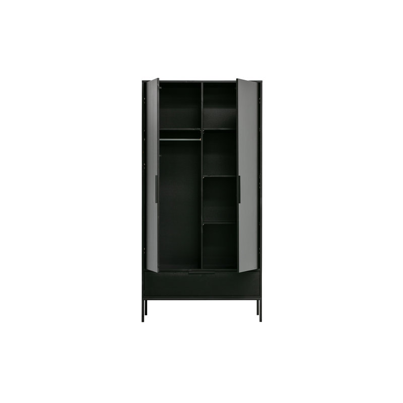 WOOOD-collectie Adam Cabinet Pine Black