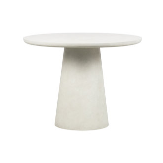 WOOOD Damon Dining Table White 76xØ100