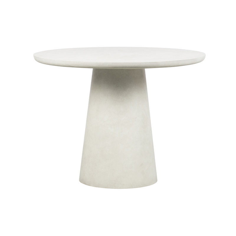 WOOOD-collectie Damon Dining Table White 76xØ100
