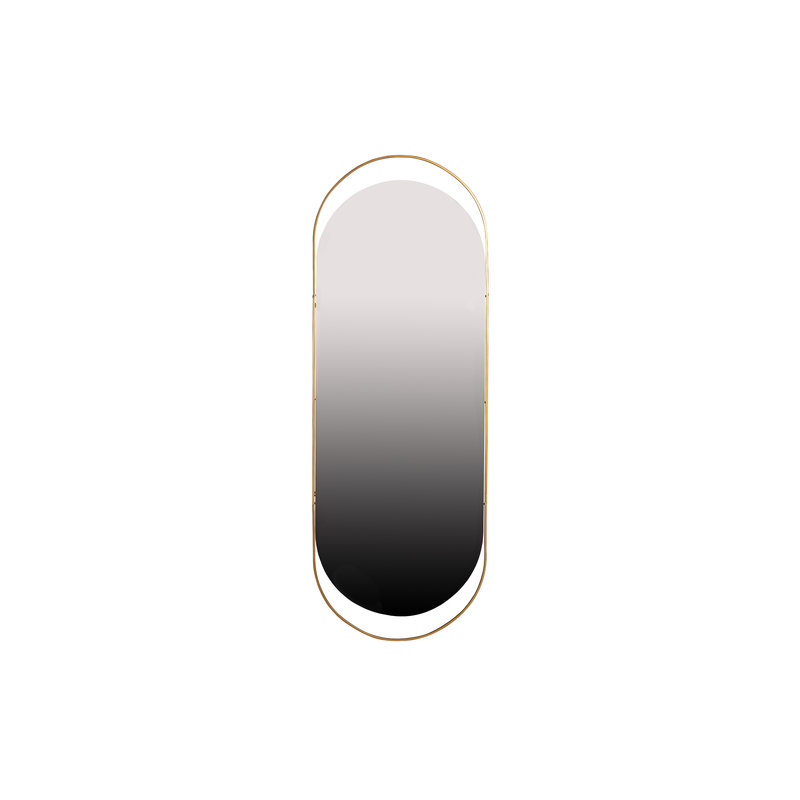 WOOOD-collectie Sanou Mirror Oval Xl Antique Brass