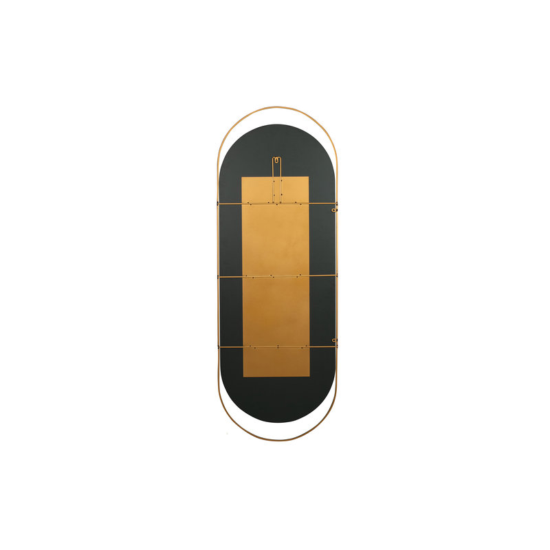 WOOOD-collectie Sanou Mirror Oval Xl Antique Brass