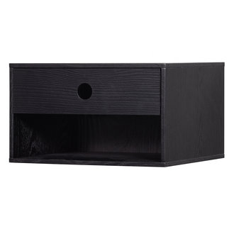 WOOOD Nancy Hanging Bedside Table Black