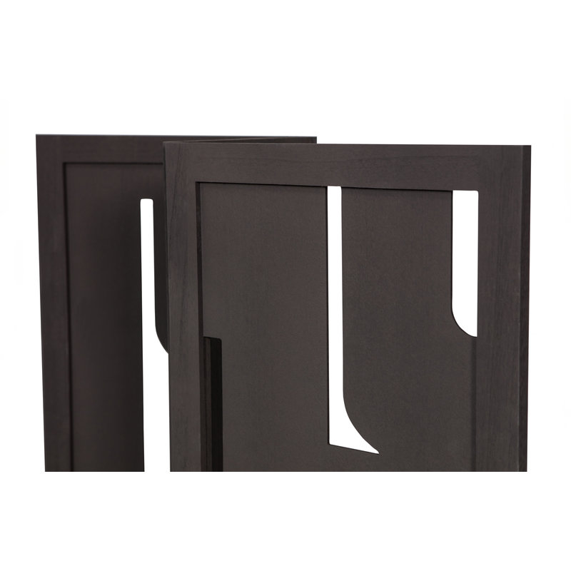 WOOOD-collectie Merel Room Divider Wood Black