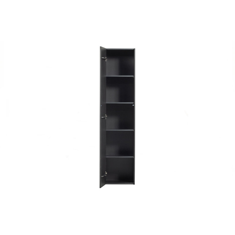 WOOOD-collectie Teun Storage Cabinet Pine Deep Black [fsc]