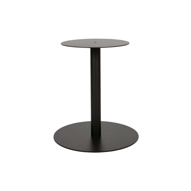 WOOOD-collectie Tablo Round Metal Leg Black