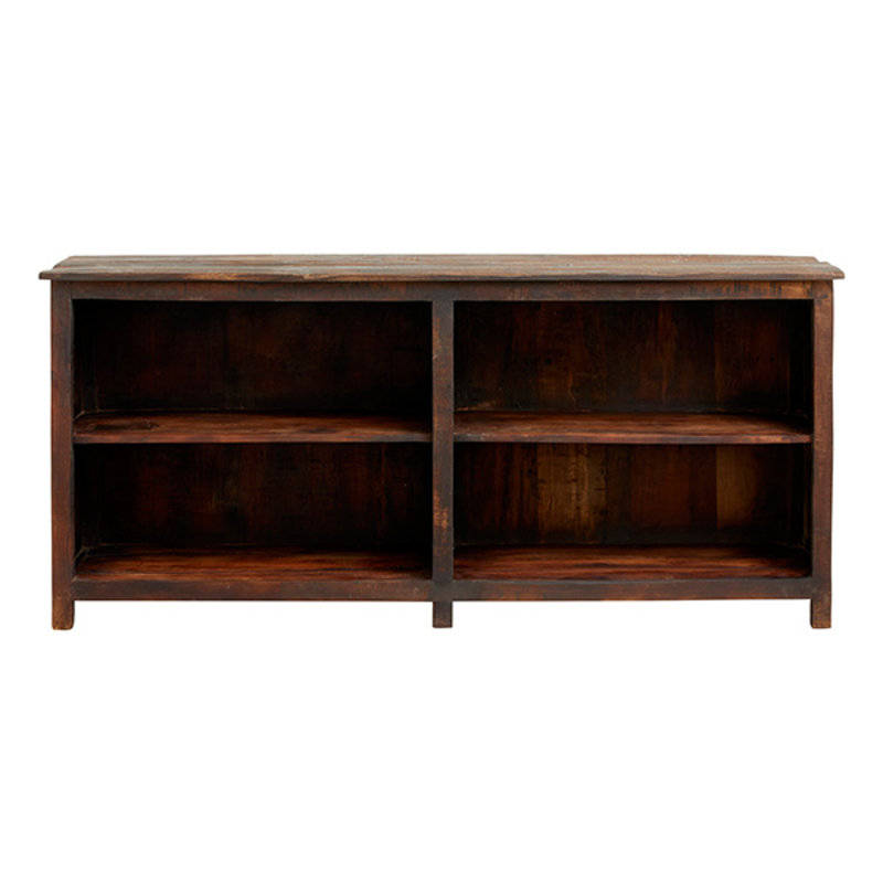 Nordal-collectie WOODIE display cabinet, light brown stain finish