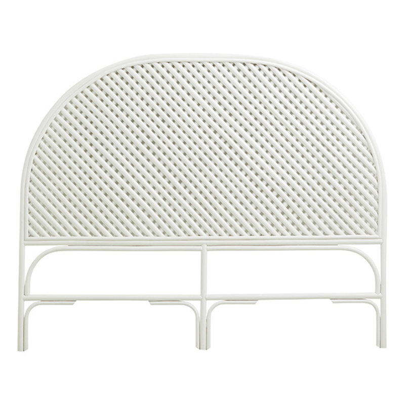 Nordal-collectie PHAI head board, rattan - white