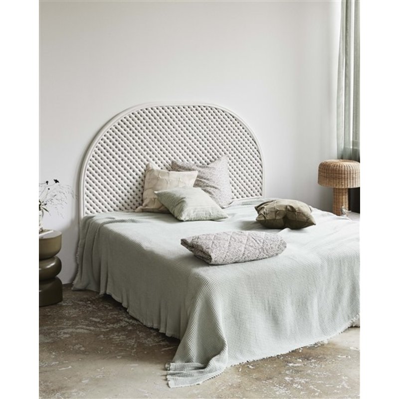 Nordal-collectie PHAI head board, rattan - white