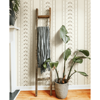 Creative Lab Amsterdam Lucky Pigeon Offwhite Pattern Wallpaper