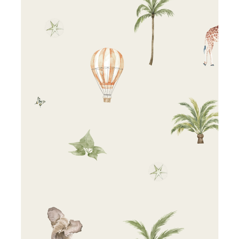 Creative Lab Amsterdam-collectie Go Go Safari Pattern Wallpaper