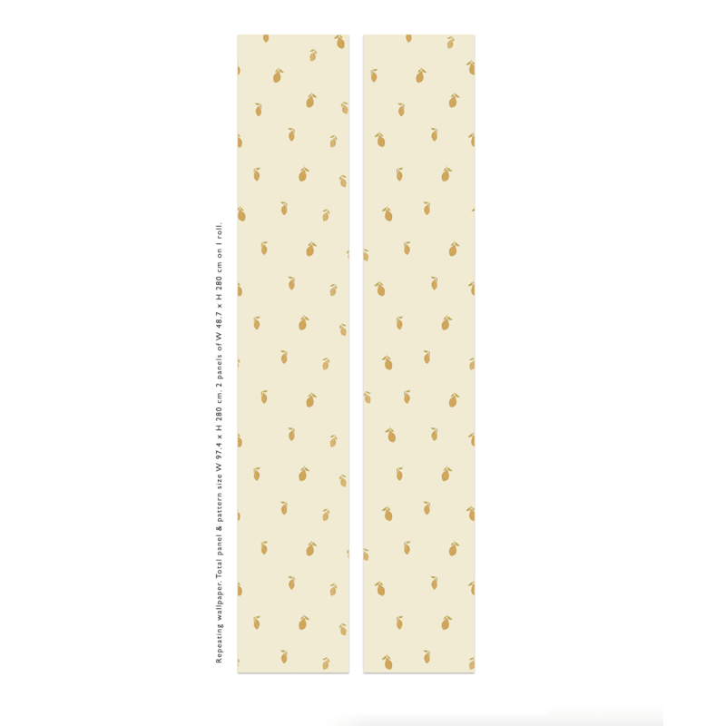 Creative Lab Amsterdam-collectie Sweet Lemon patroonbehang