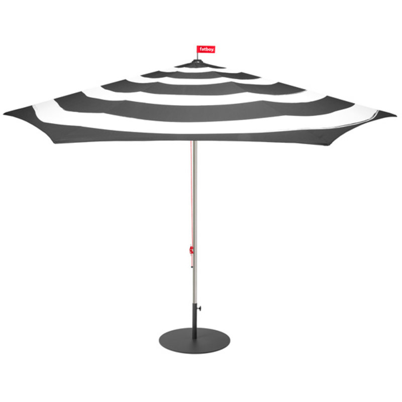 Fatboy-collectie Parasol Stripesol anthracite incl. base black