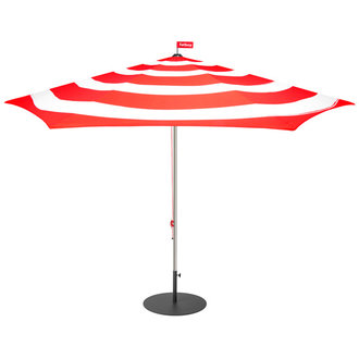 Fatboy Stripesol rood incl. parasolvoet zwart