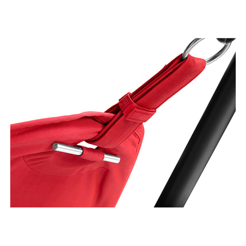 Fatboy-collectie Headdemock superb red incl. pillow & rack black