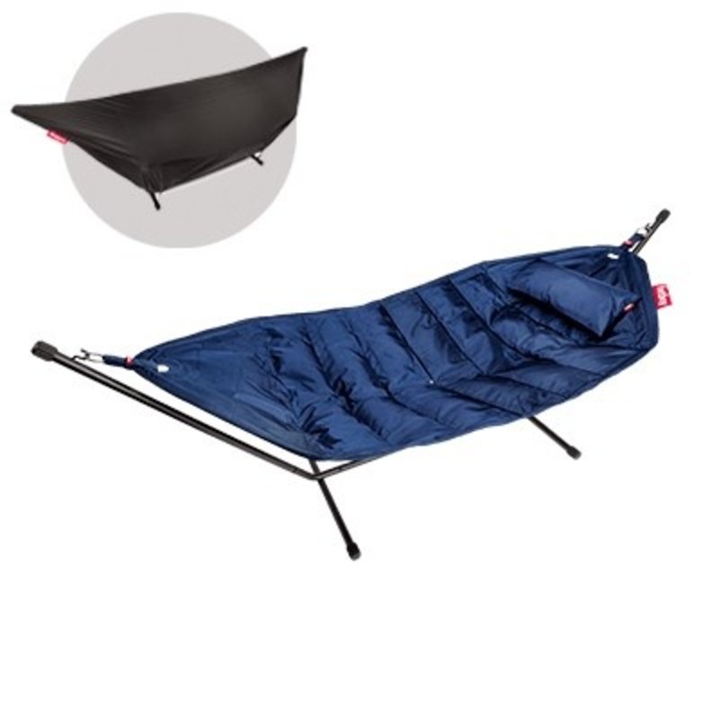 Fatboy-collectie Headdemock deluxe hangmat incl. kussen en cover donkerblauw