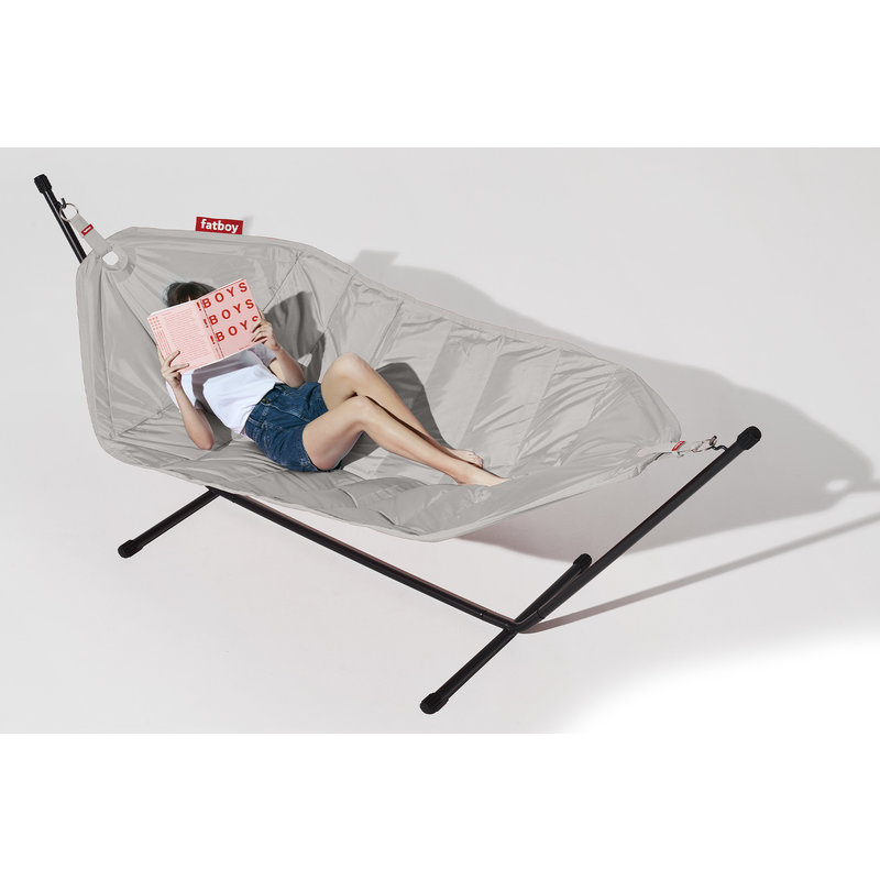 Fatboy-collectie Headdemock deluxe hangmat incl. kussen en cover Lichtgrijs