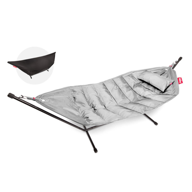 Fatboy-collectie Headdemock deluxe hangmat incl. kussen en cover Lichtgrijs