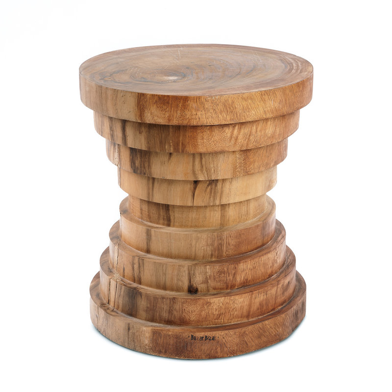 Bazar Bizar Mazu Stool - Natural