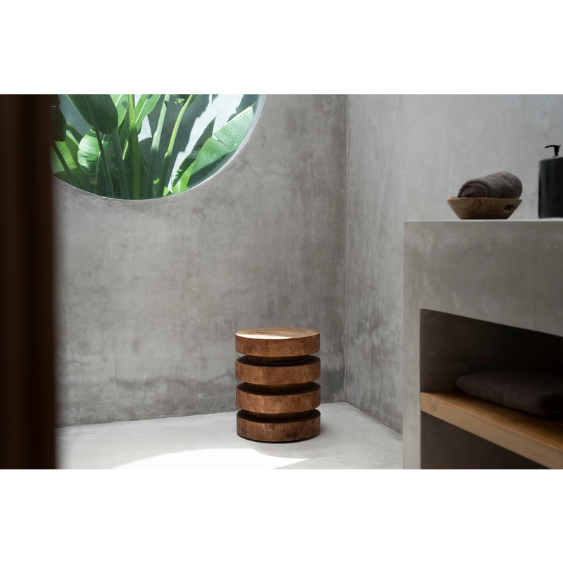 Bazar Bizar Massaka Stool - Natural