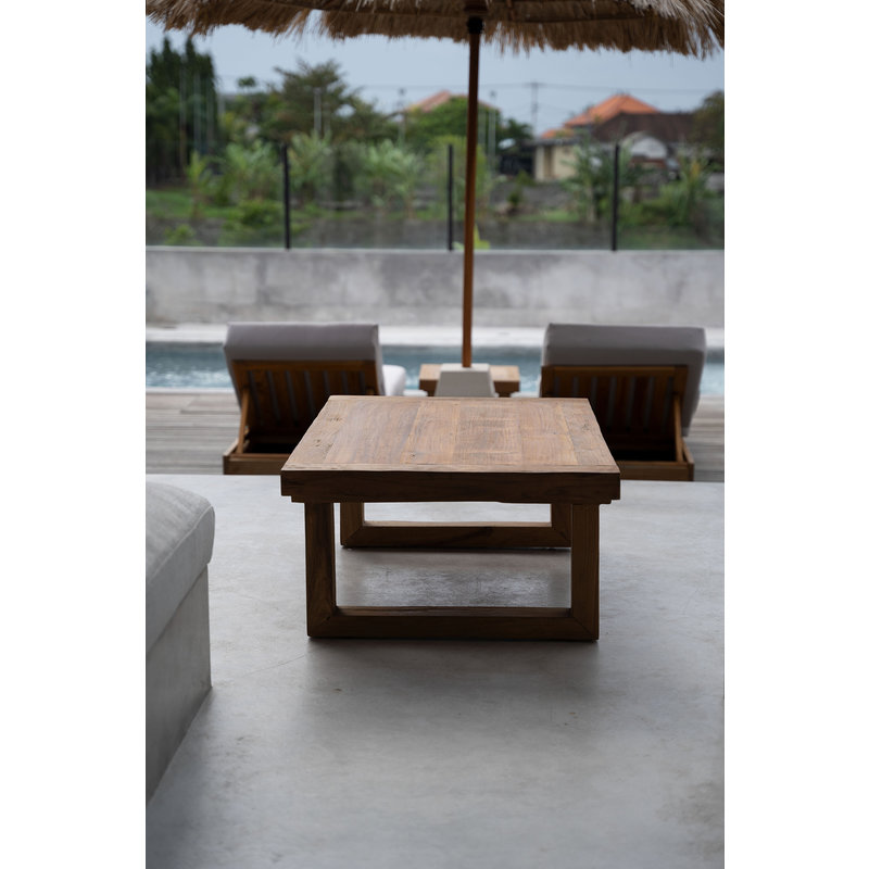 Bazar Bizar-collectie Reclaimed Teak Salontafel - Naturel