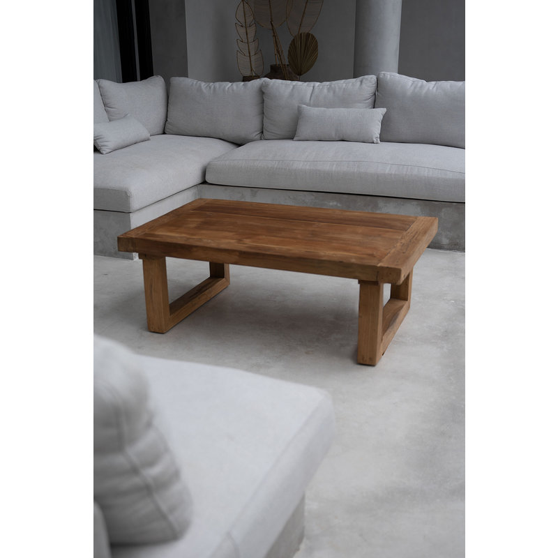 Bazar Bizar-collectie Reclaimed Teak Salontafel - Naturel