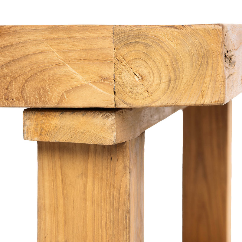 Bazar Bizar-collectie Reclaimed Teak Salontafel - Naturel