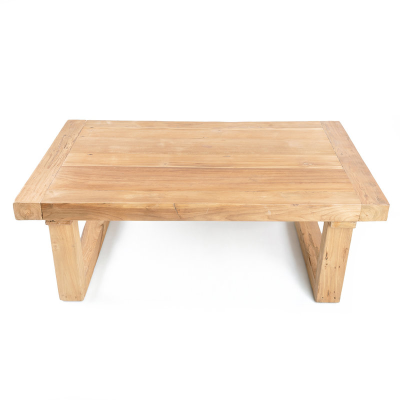 Bazar Bizar-collectie Reclaimed Teak Salontafel - Naturel